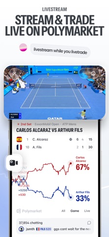 Скриншот Polymarket: Trade Live Sports 7
